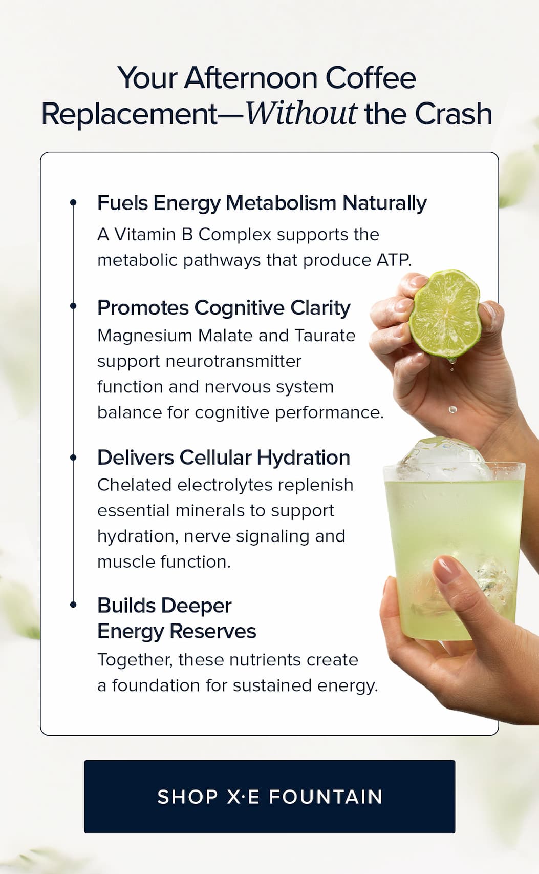 X·E Fountain | Energizing Electrolyte