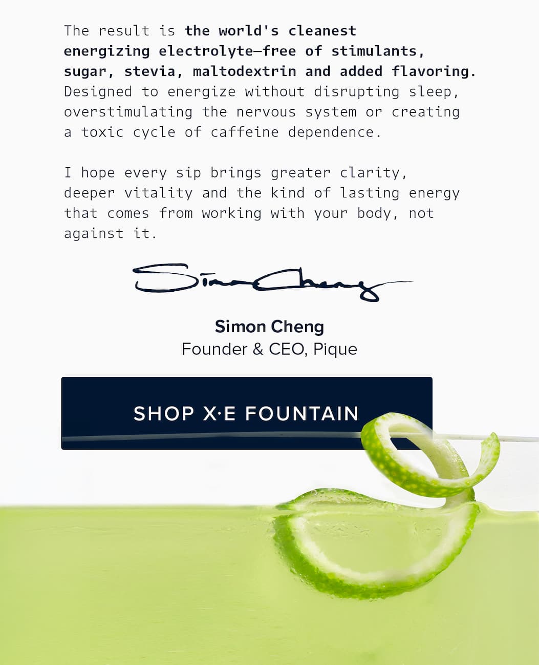 X·E Fountain | Energizing Electrolyte