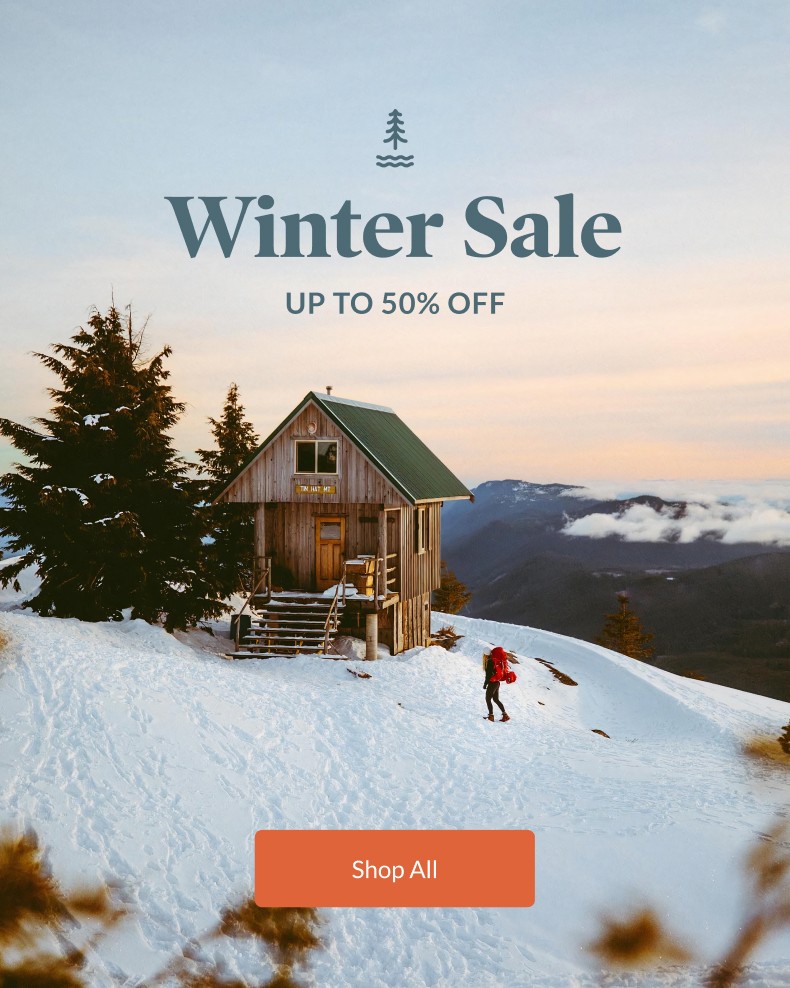 Winter sale up to 50% off