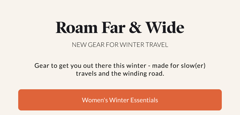Women's Winter Essentials
