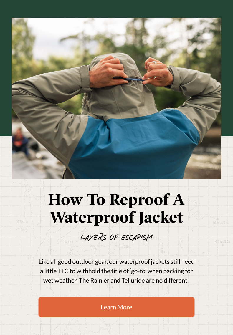 How to reproof a waterproof jacket