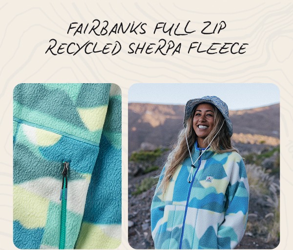 Fairbanks Full Zip Recycled Sherpa Fleece