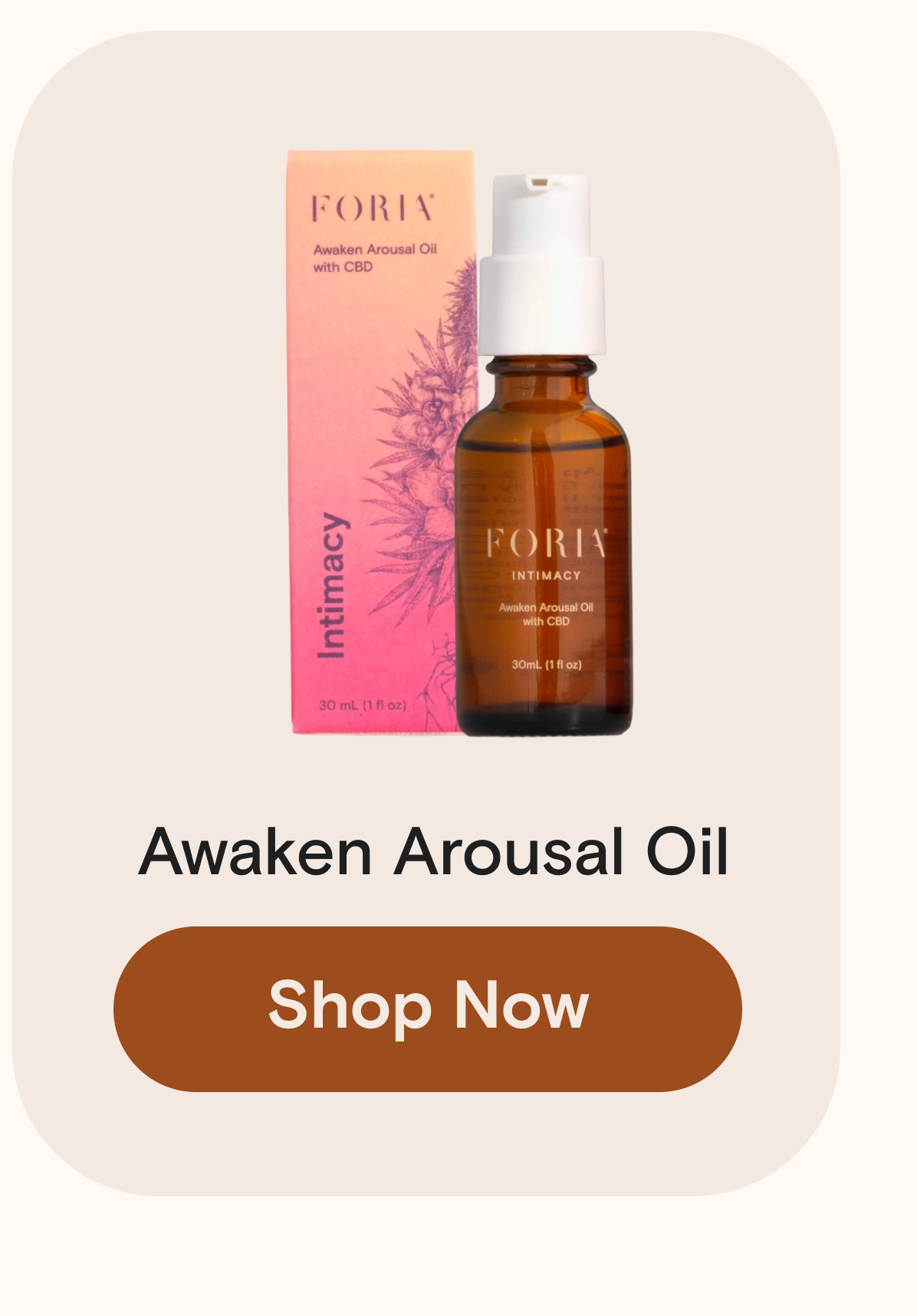 Awaken Arousal Oil with CBD