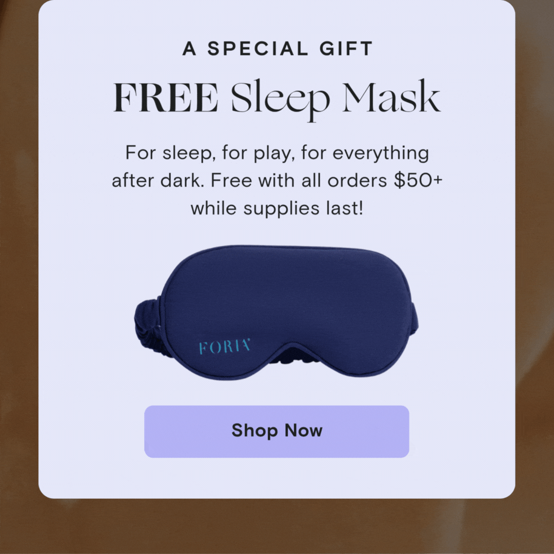Free Sleep Mask on all orders $50+