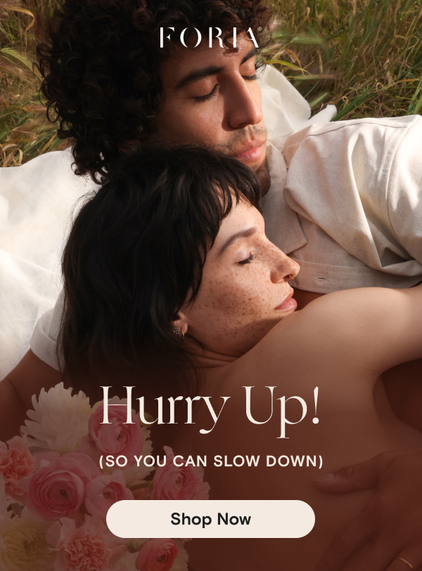 Hurry Up! So you can slow down