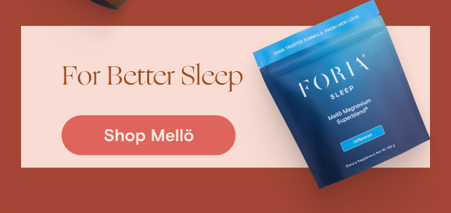 For Better Sleep