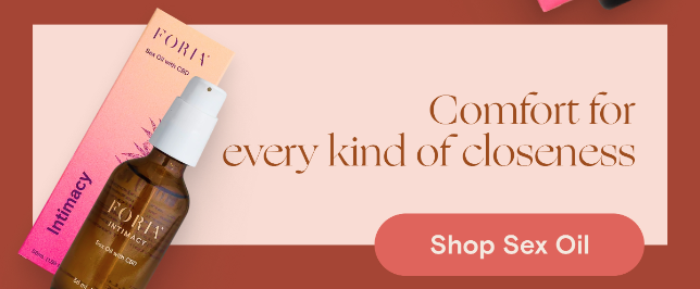 Intimacy Sex Oil with CBD