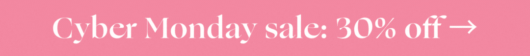 Cyber Monday sale: 30% off