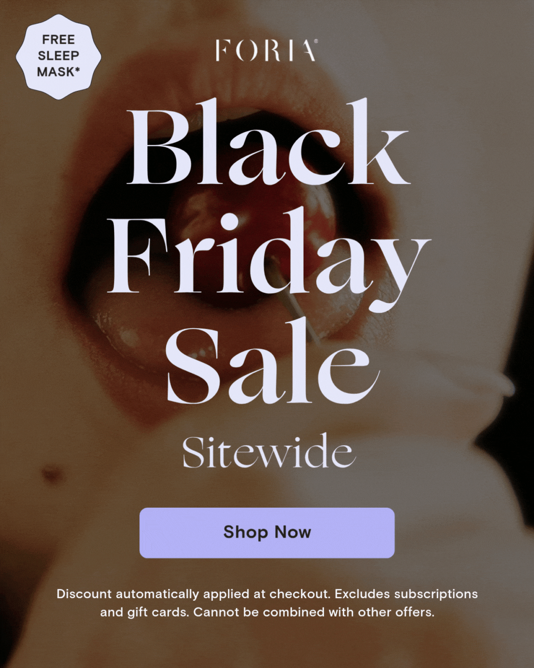 30% off sitewide. Discount automatically applied at checkout. Excludes subscriptions and gift cards. Cannot be combined with other offers.