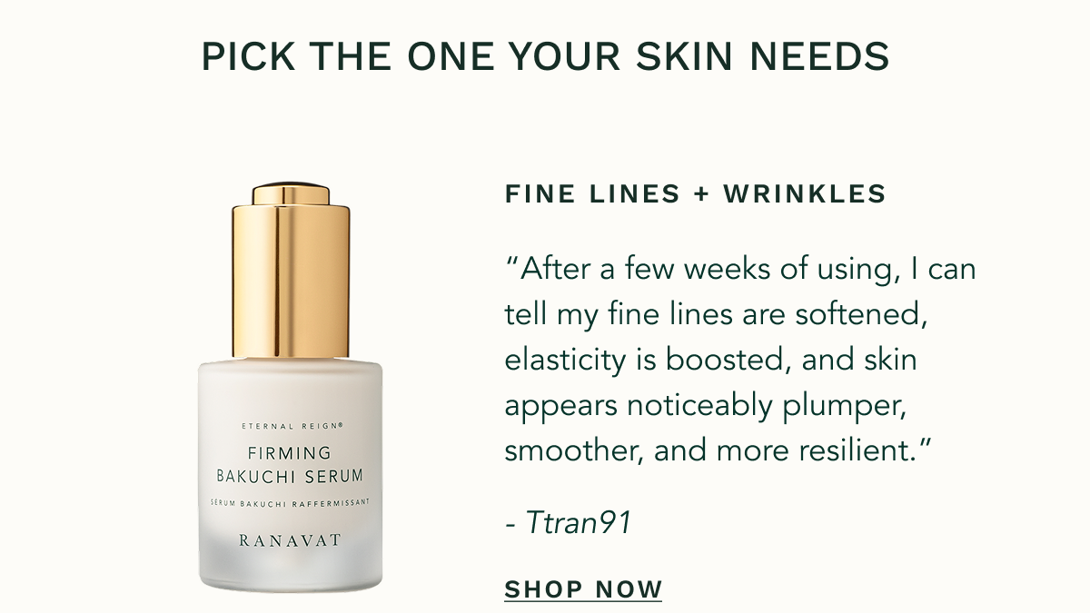 Pick the one your skin needs