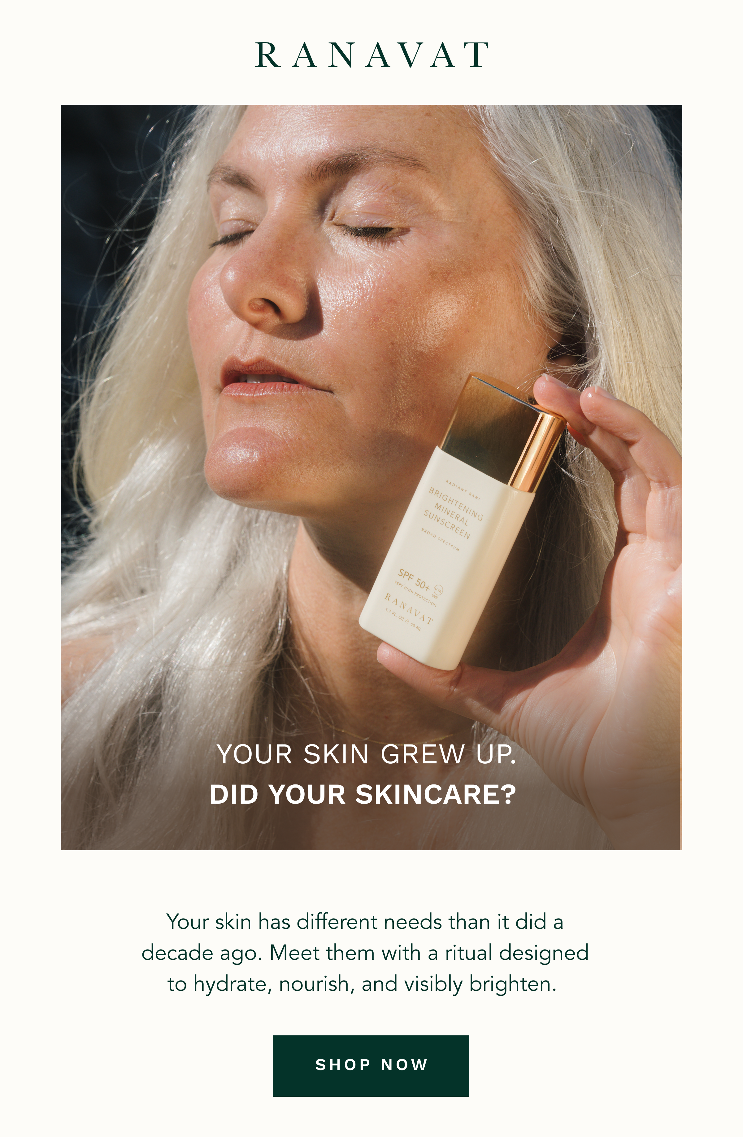 Your Skin Grew Up.&nbsp; Did&nbsp;Your Skincare?&nbsp;&nbsp;