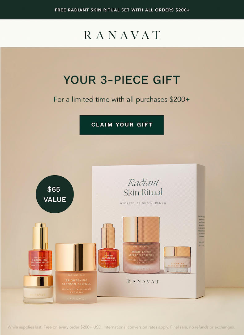 YOUR 3-PIECE GIFT