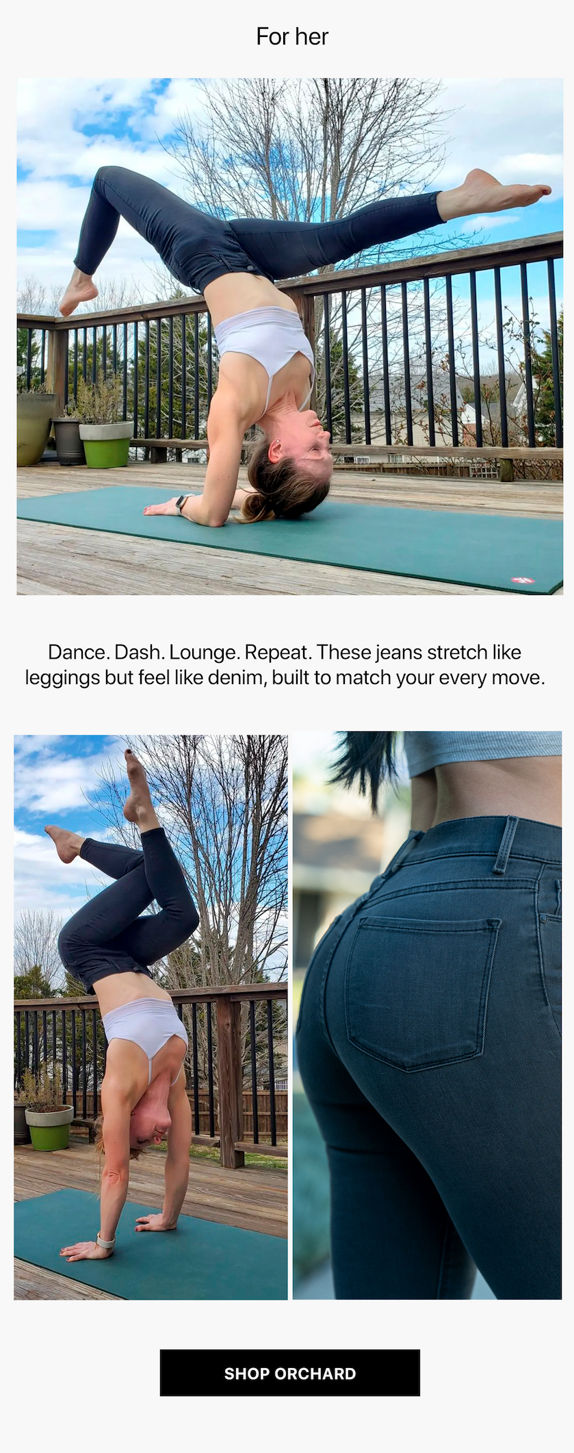 High Rise Skinny Orchard Jeans