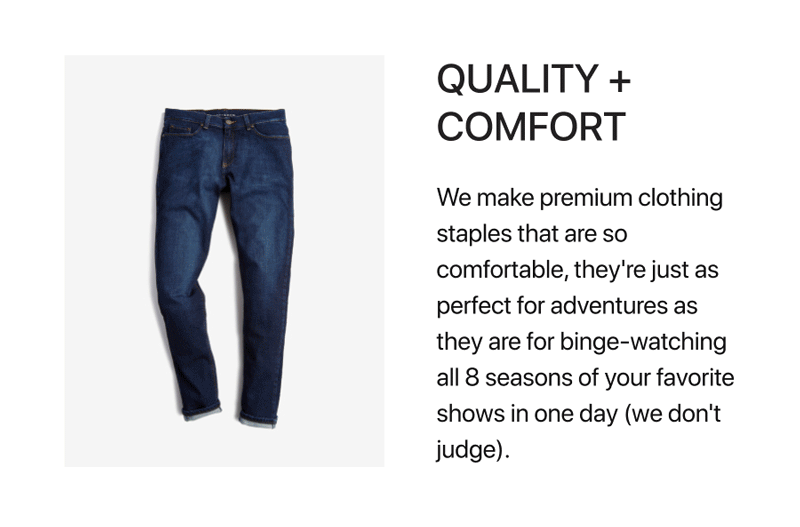 Quality + Comfort