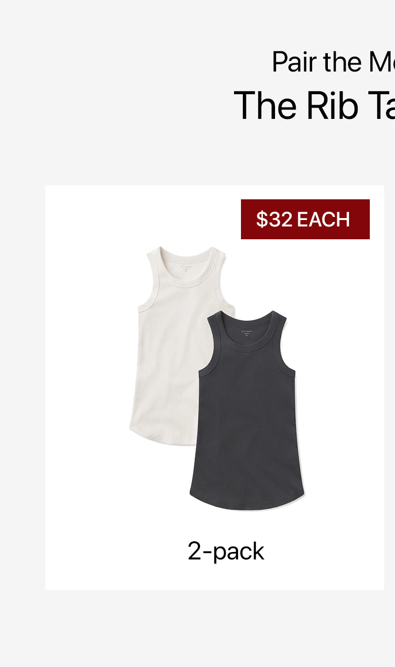 Rib Tank 2-pack