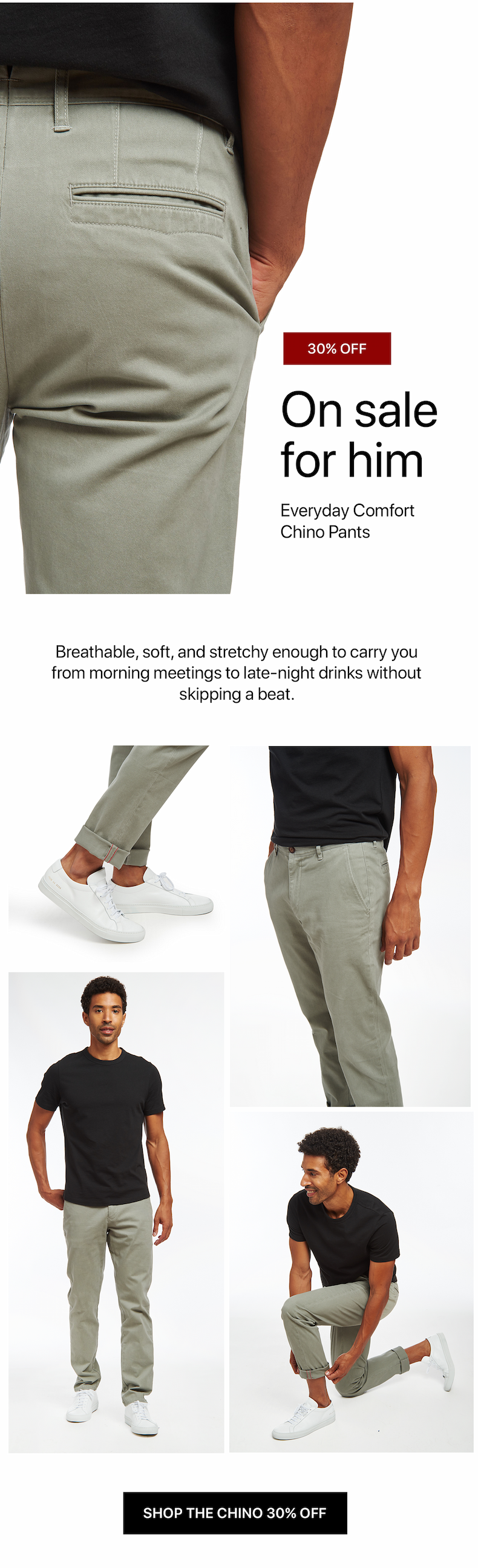 Everyday Comfort Chino Slim Pants