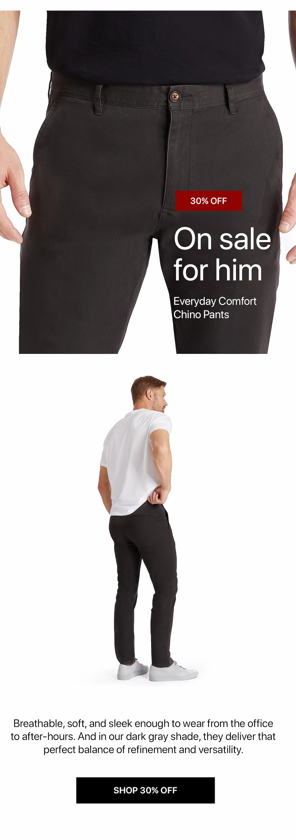 Everyday Comfort Chino Slim Pants