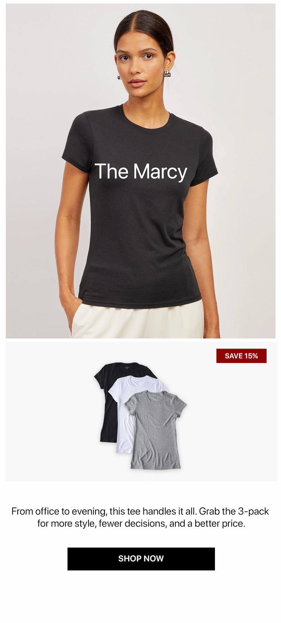 Fitted Crew Marcy Tee