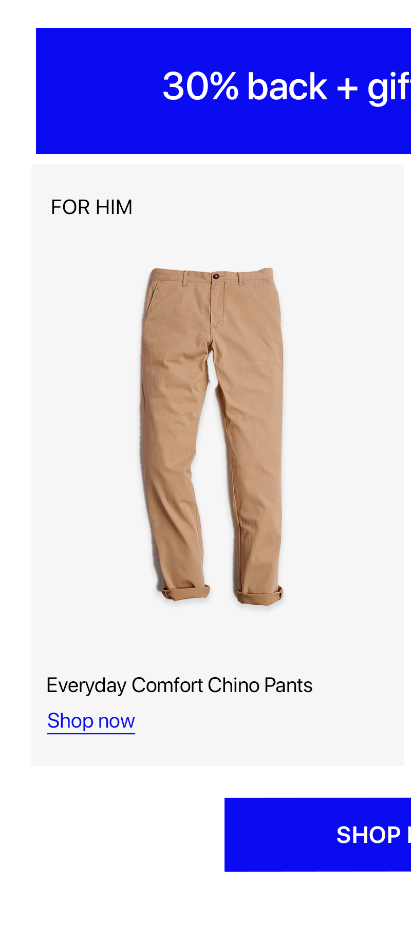 Everyday Comfort Chino Slim Pants