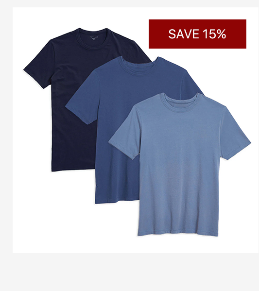 Classic Crew Driggs Tee 3-pack