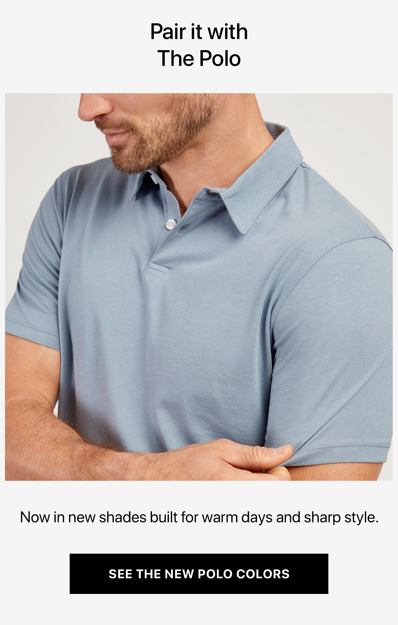 Jersey Sueded Polo