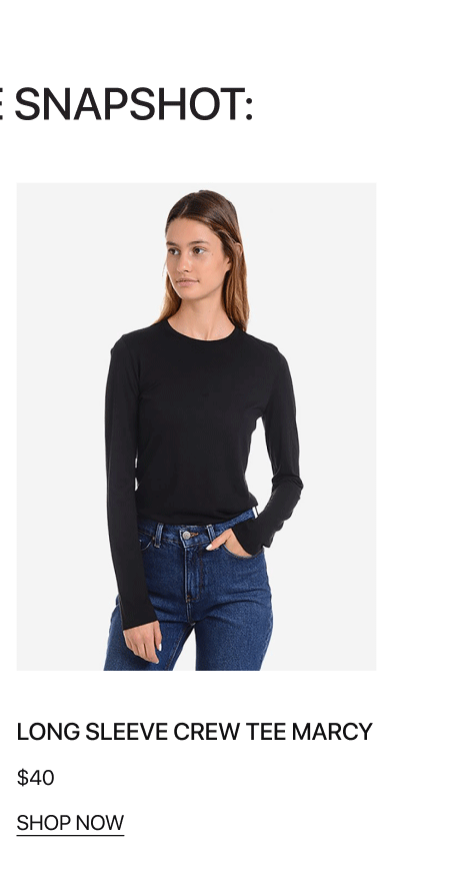 Long Sleeve Crew Tee Marcy