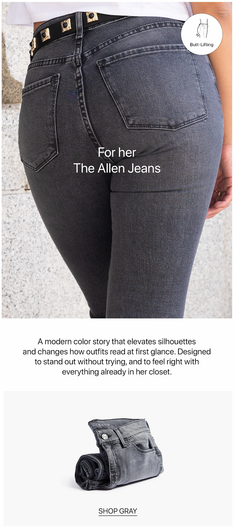 Mid Rise Slim Straight Allen Jeans