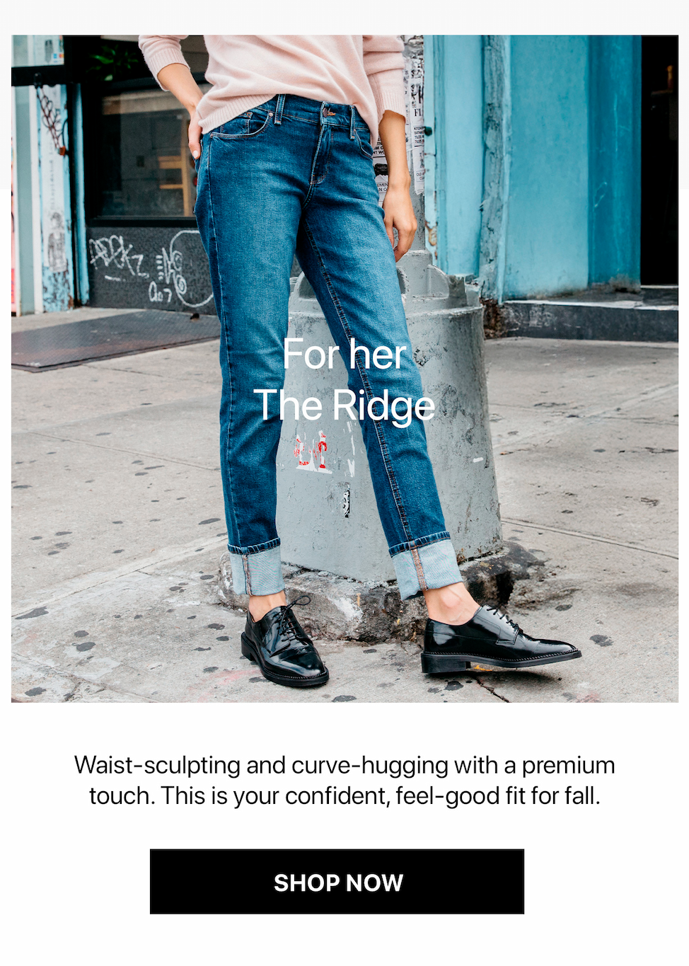 Slim Straight Ridge Jeans