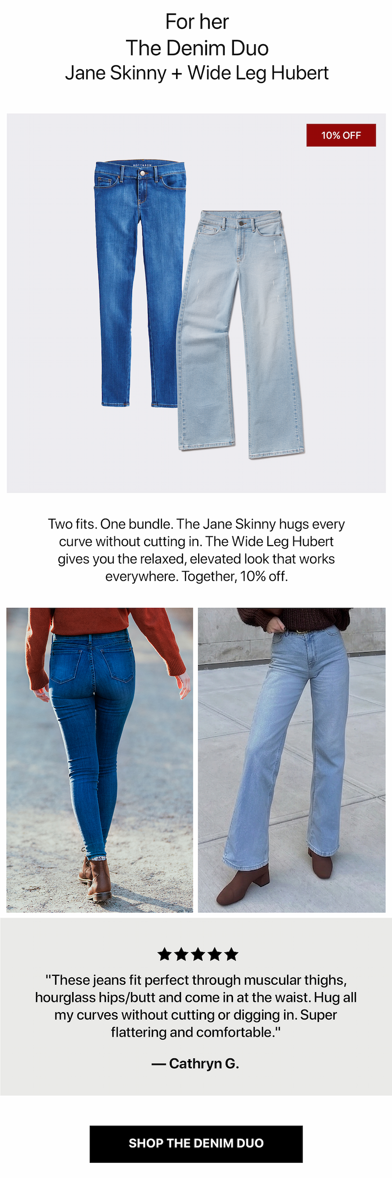 2 pair of Women's Jeans