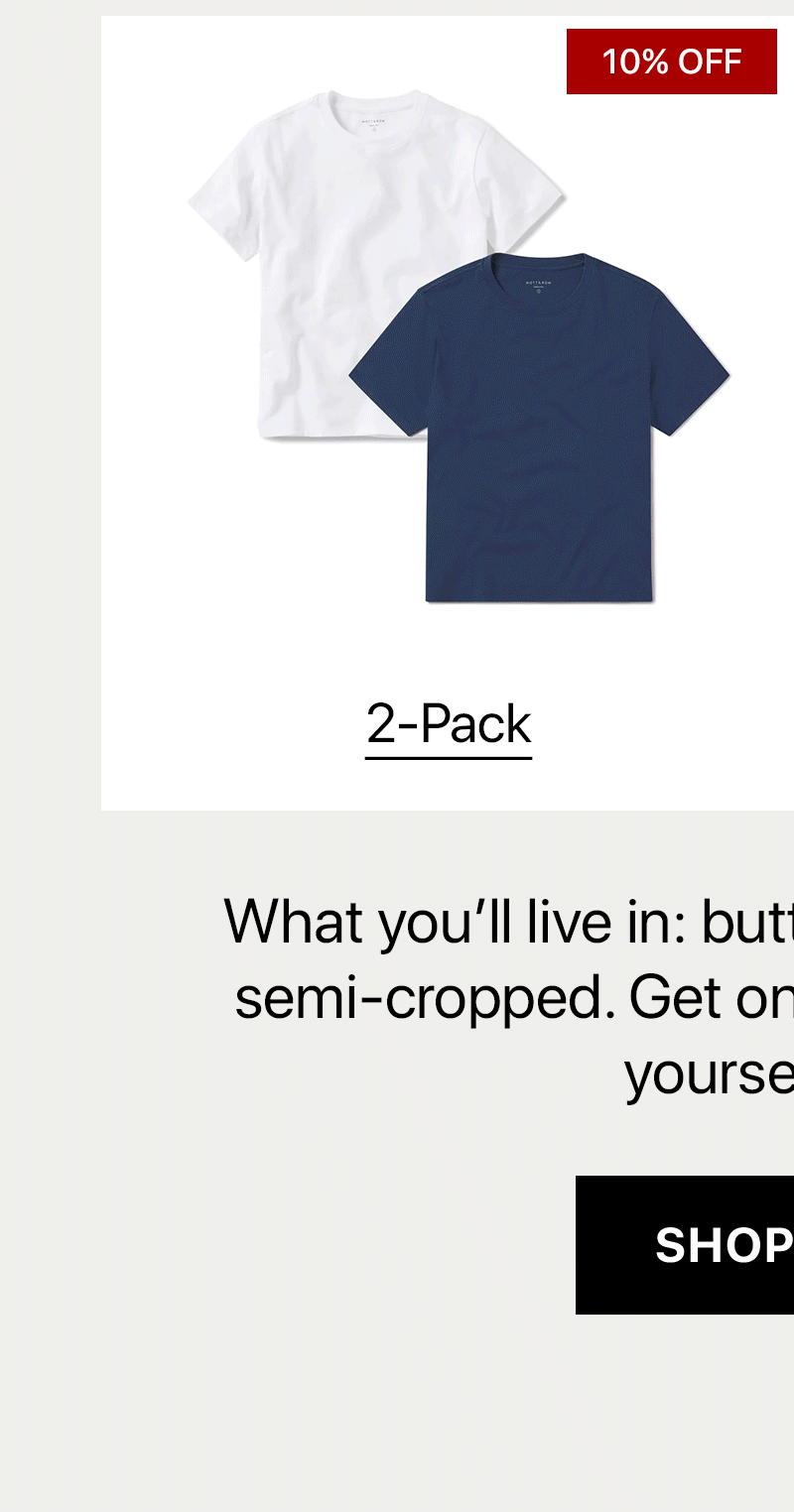 Cotton Boxy Crew Tee 2-Pack