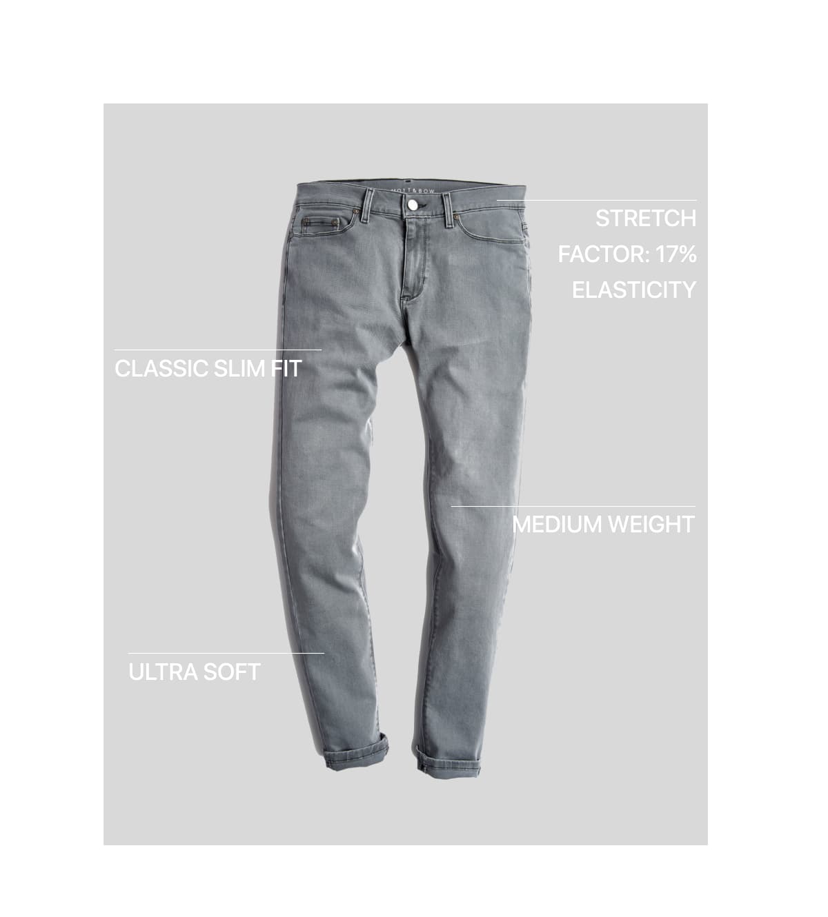 Classic Slim Fit | Medium Weight | Ultra Soft