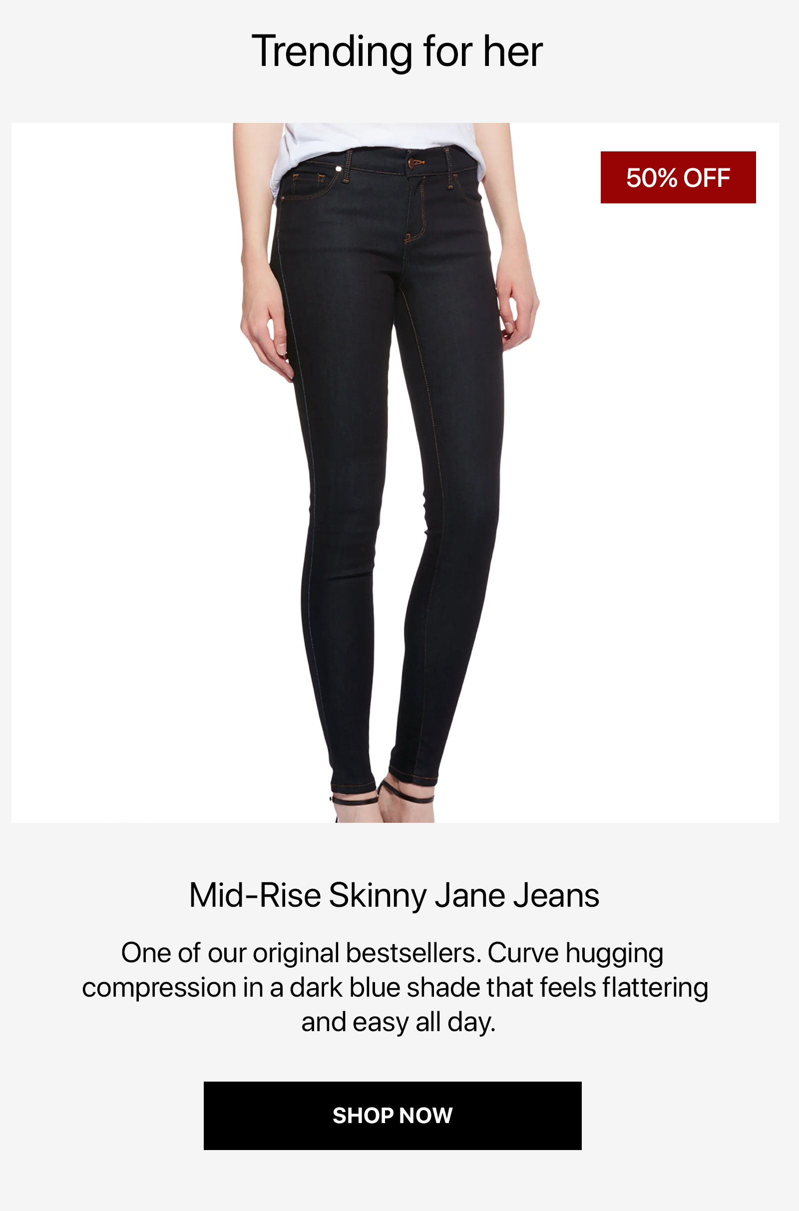 Mid Rise Skinny Jane Jeans