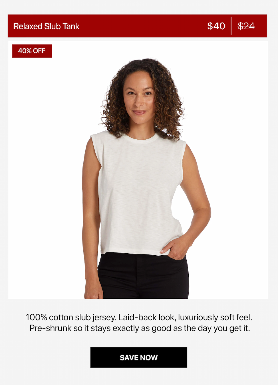 Relaxed Slub Tank