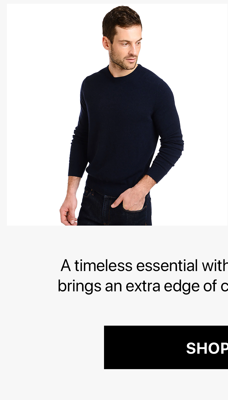 Classic Cashmere Crew Bergen Sweater