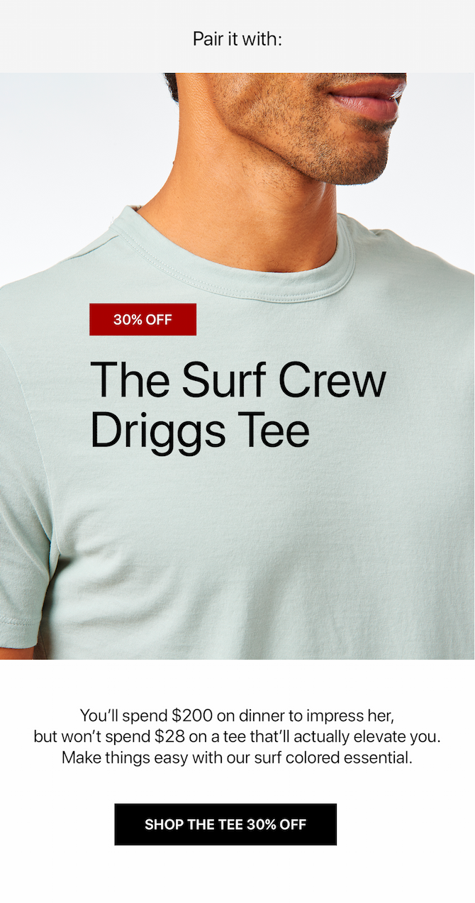 Classic Crew Driggs Tee