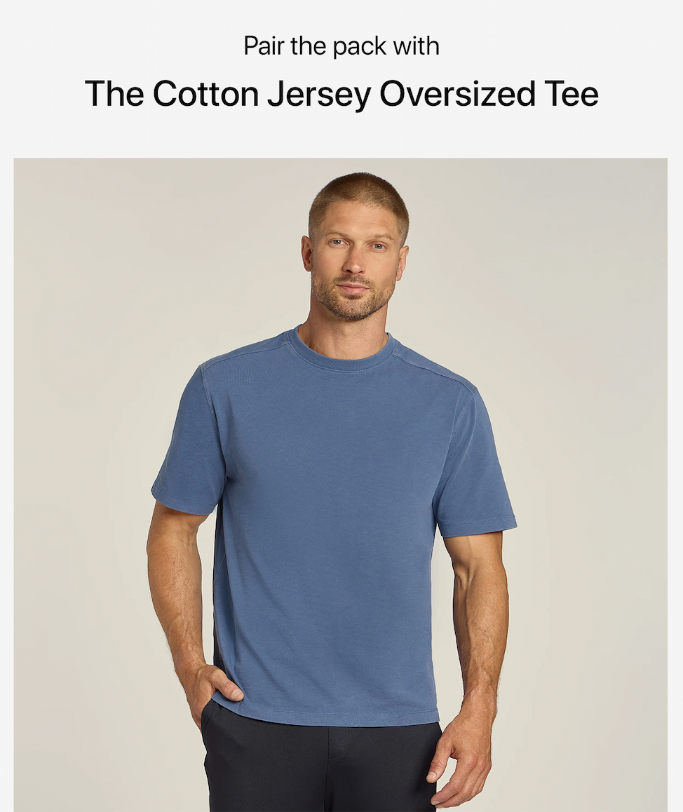 Cotton Jersey Oversized Tee