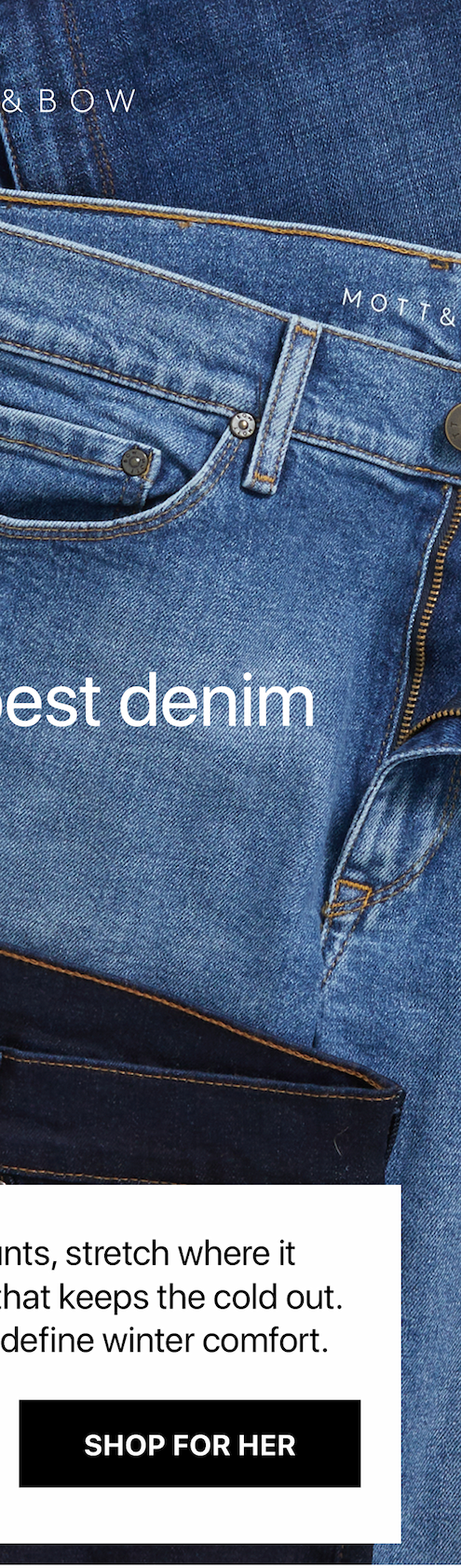 Mott & Bow - Winter Denim