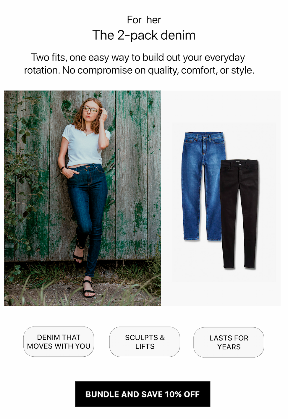 2 pair of Women's Jeans