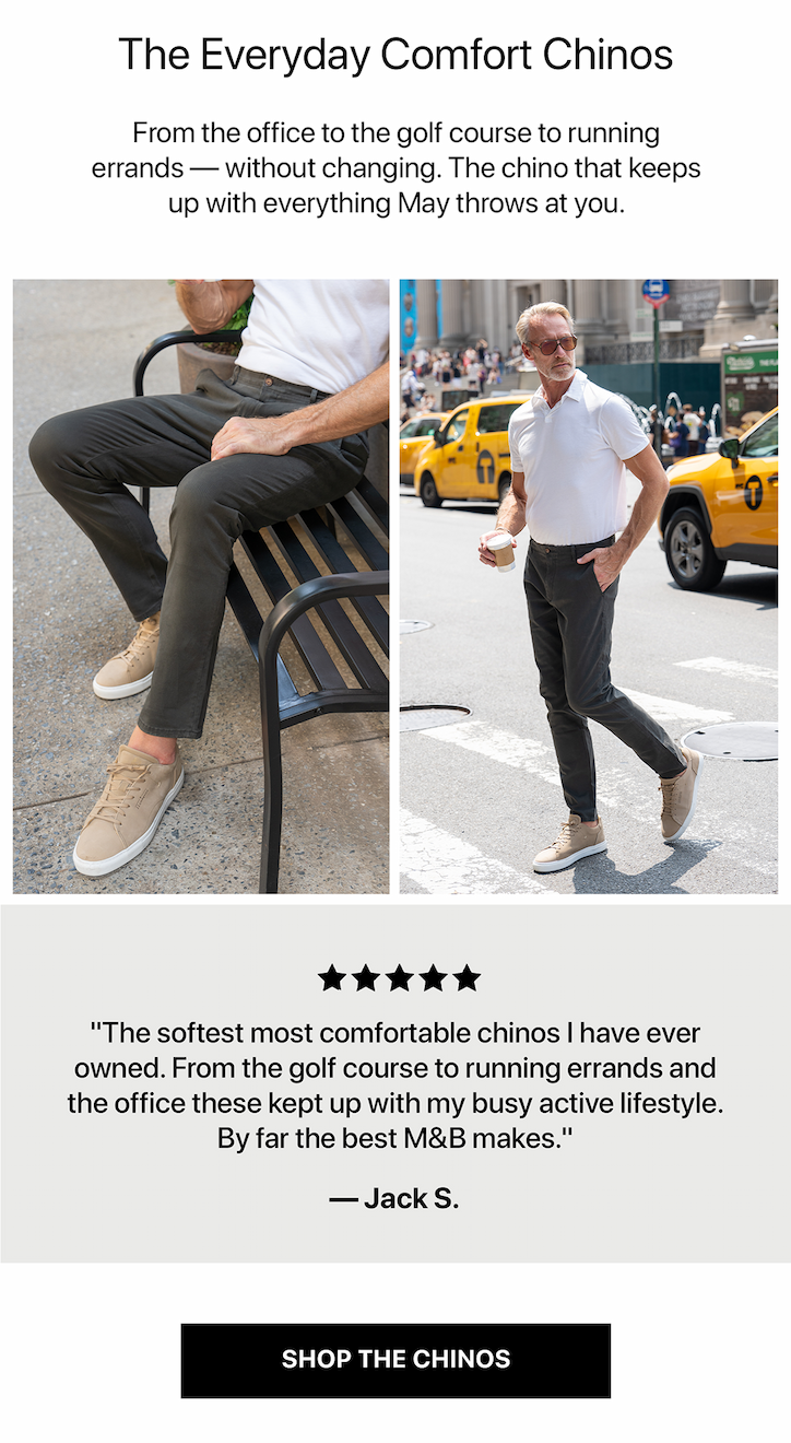 Everyday Comfort Slim Chino Pants
