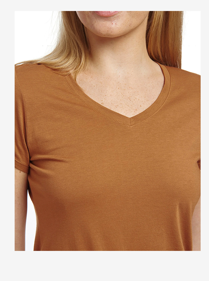 Fitted V-Neck Marcy Tee
