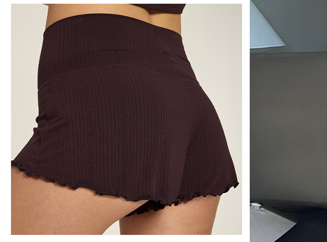 Lounge Wide Waistband Shorts