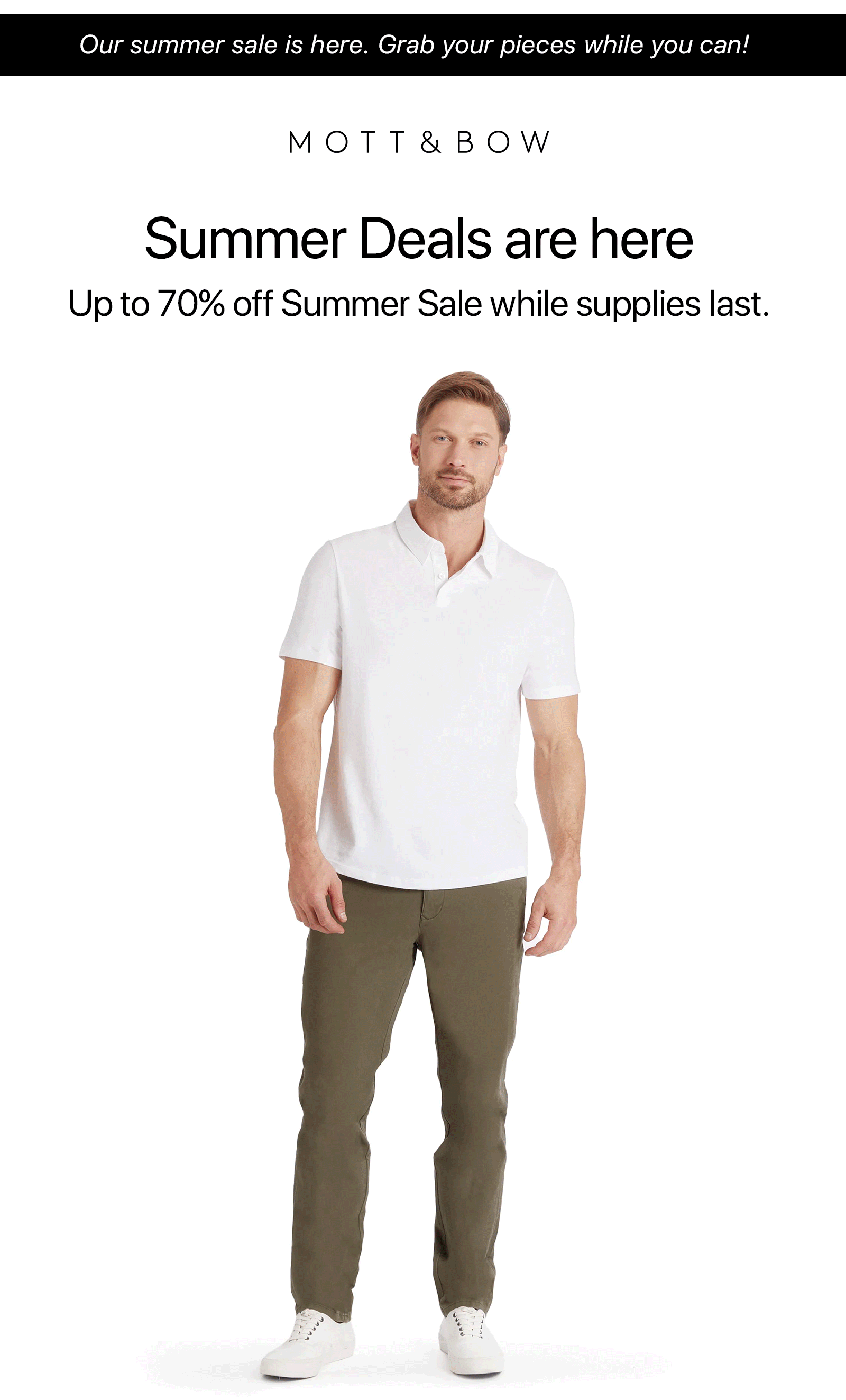 Mott & Bow - Summer Sale