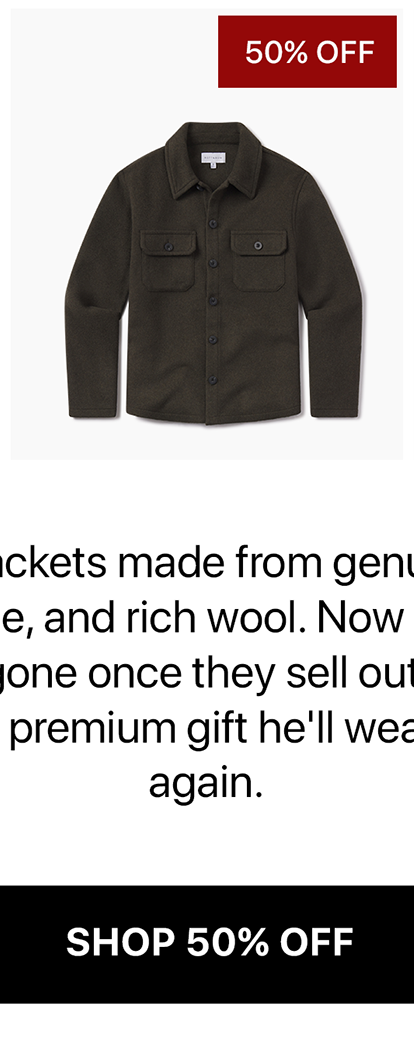 Oversized Wool Shirt Jacket