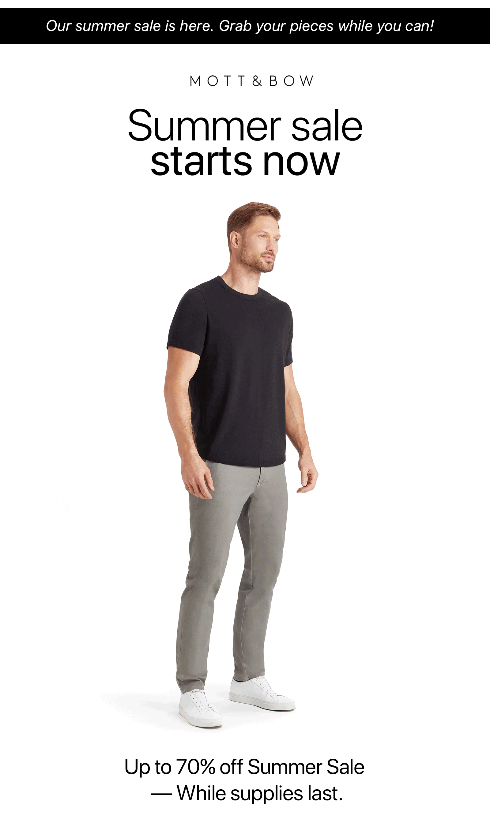 Mott & Bow - Summer Sale