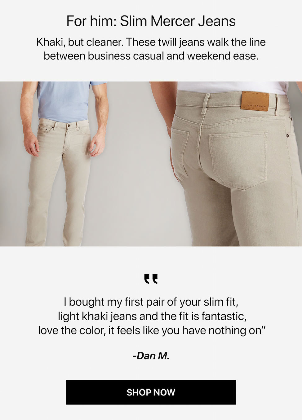 Slim Mercer Jeans