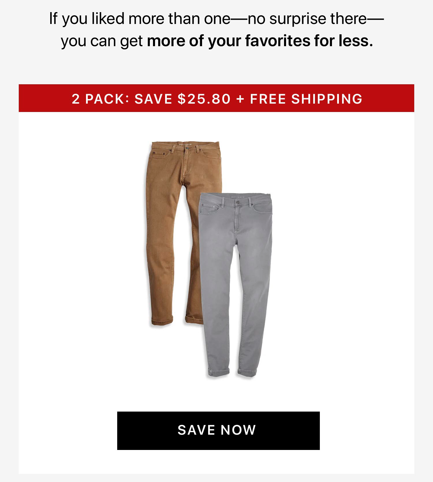 MERCER JEANS 2-PACK