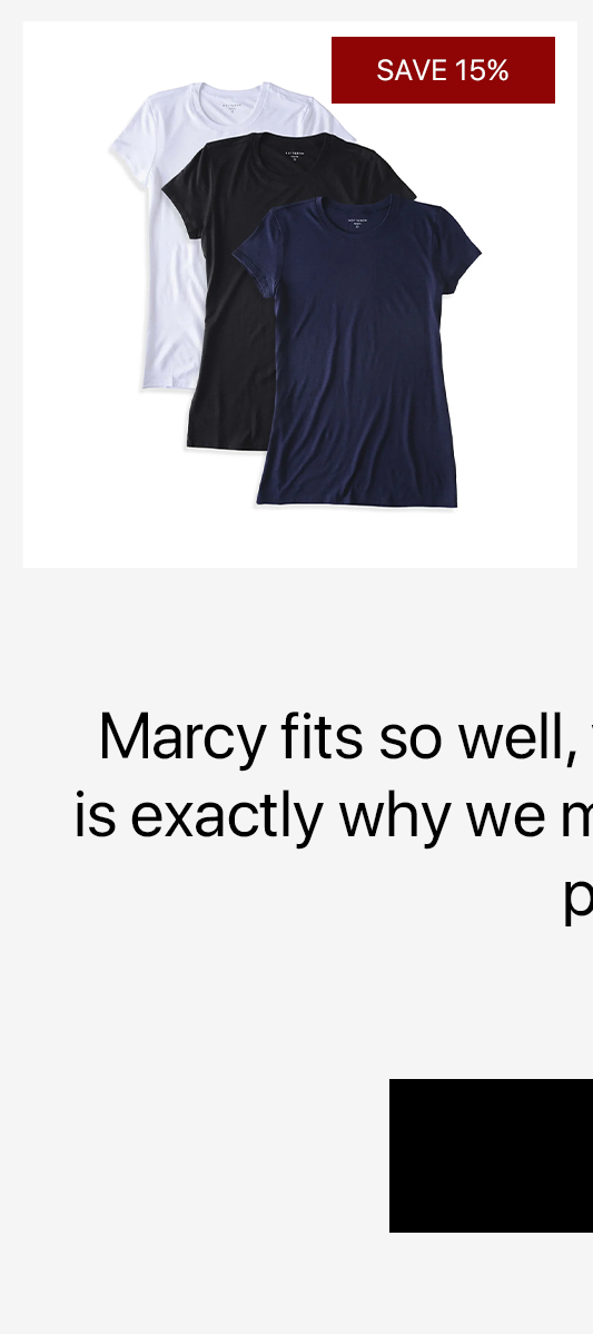 Fitted Crew Marcy Tee 3-pack