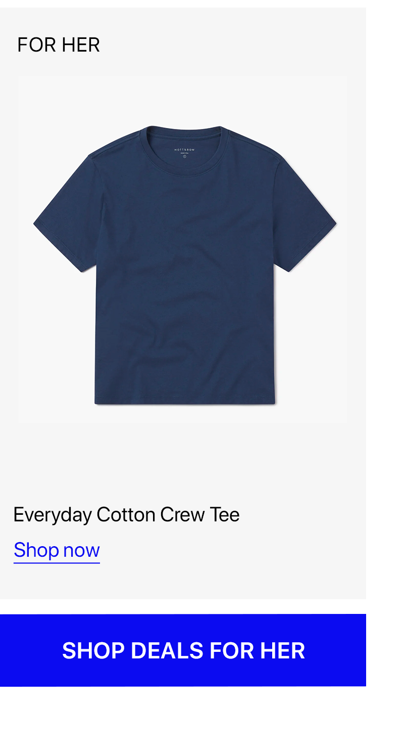 Everyday Cotton Crew Tee