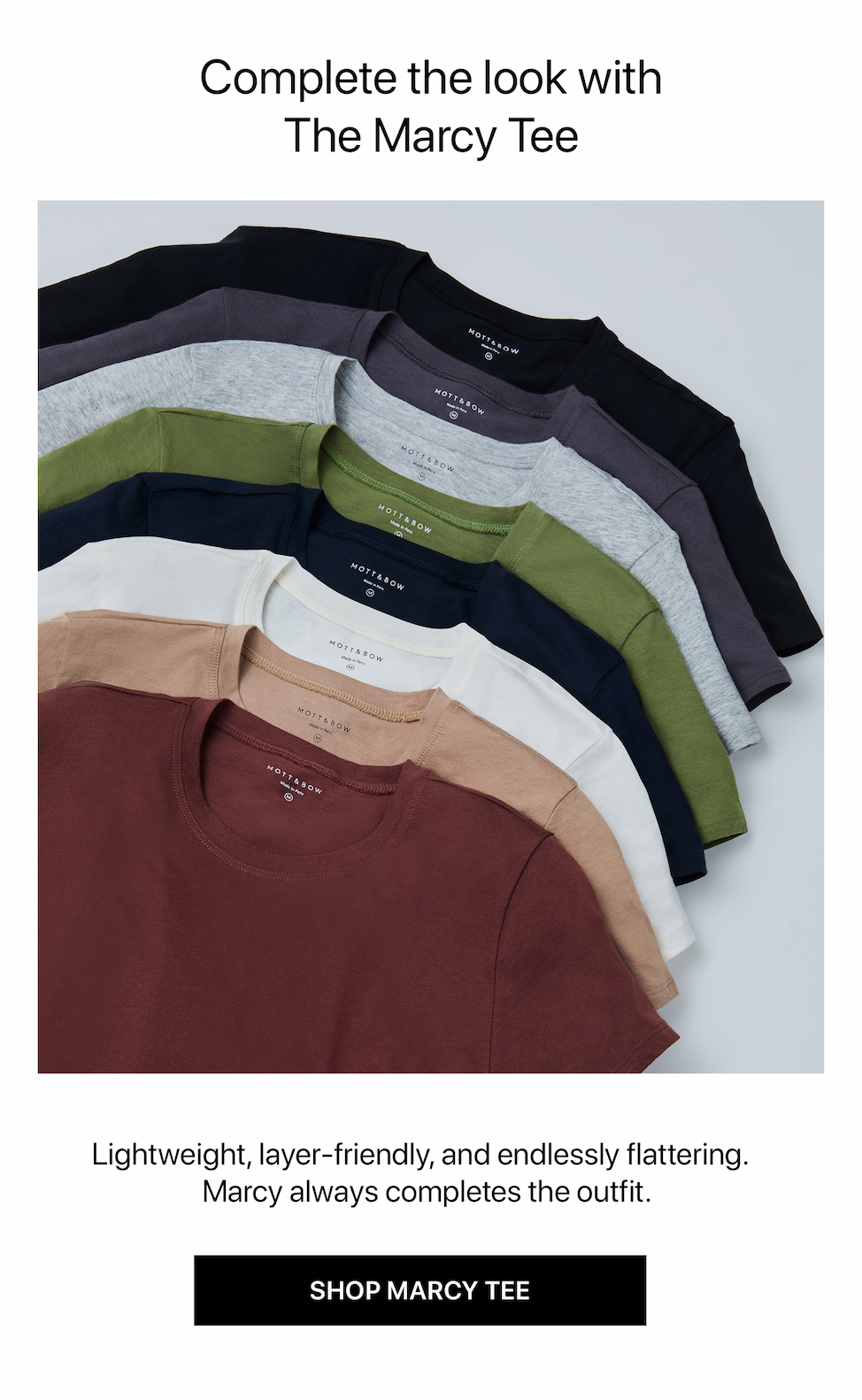 Fitted Crew Marcy Tee
