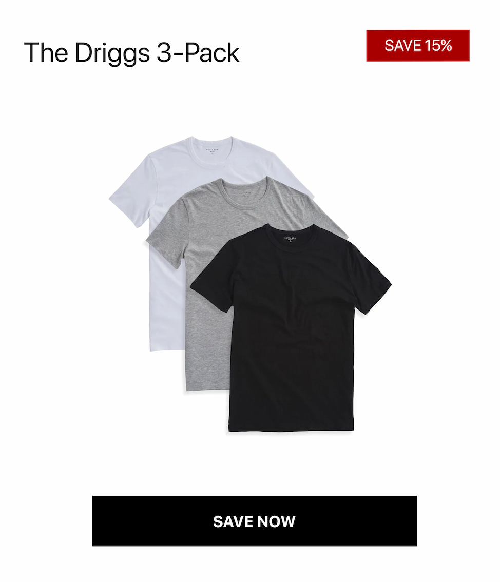 Classic Crew Driggs Tee 3-Pack